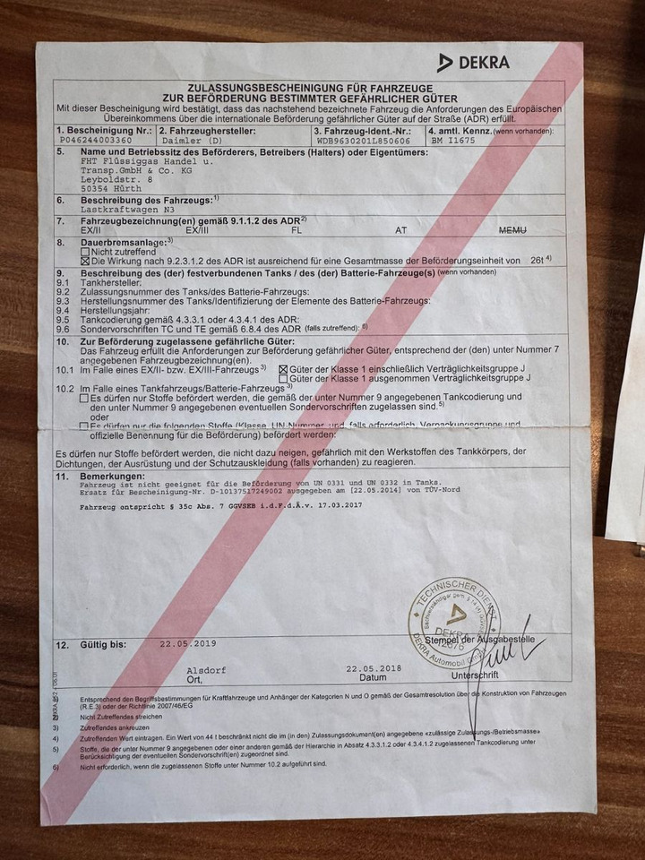 Mercedes-Benz 2536 ADR Valid & kipphydraulik für Gastank - Autocisterna: foto 5 Mercedes-Benz 2536 ADR Valid & kipphydraulik für Gastank - Autocisterna: foto 5