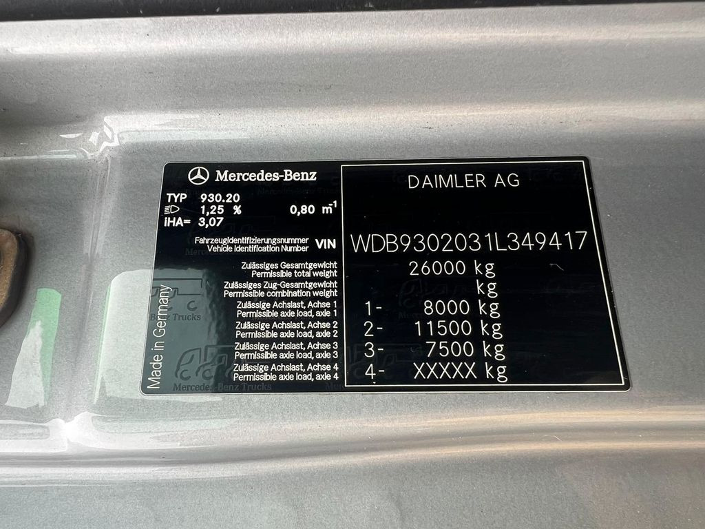 Mercedes-Benz 2541 6X2 Marrel Abroller Hydr. Verriegelung - Pacēlājs ar āķi: foto 4 Mercedes-Benz 2541 6X2 Marrel Abroller Hydr. Verriegelung - Pacēlājs ar āķi: foto 4