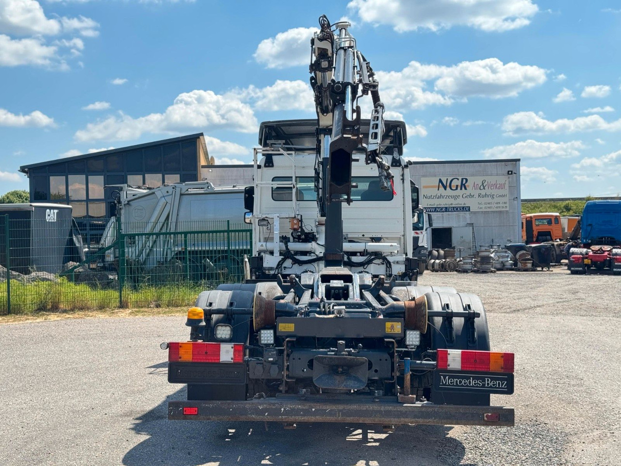 Pacēlājs ar āķi, Kravas auto ar manipulatoru Mercedes-Benz 2541 6x2 ARK Meiller 20.65 | ATLA 120.2E mit 5&6: foto 7