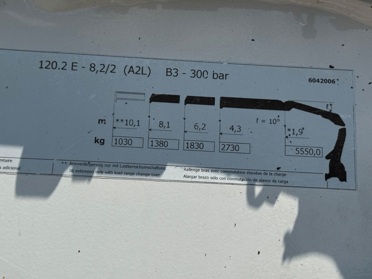 Pacēlājs ar āķi, Kravas auto ar manipulatoru Mercedes-Benz 2541 6x2 ARK Meiller 20.65 | ATLA 120.2E mit 5&6: foto 14