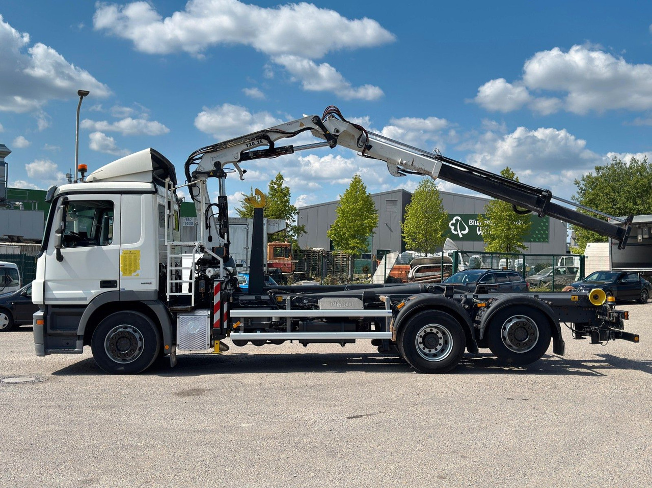 Pacēlājs ar āķi, Kravas auto ar manipulatoru Mercedes-Benz 2541 6x2 ARK Meiller 20.65 | ATLA 120.2E mit 5&6: foto 9