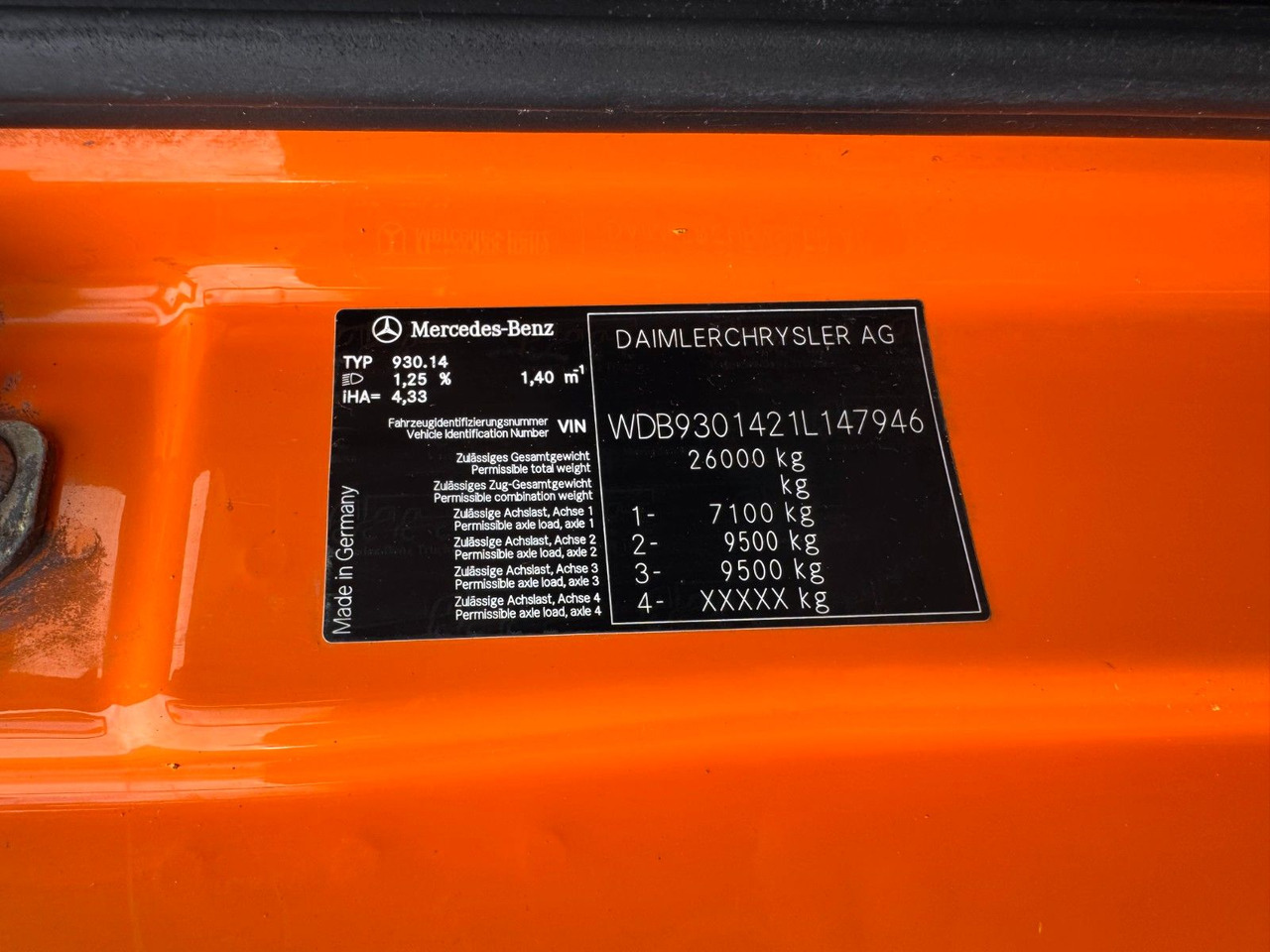 Mercedes-Benz 2646 6X4 Hellmers Saug Druck Spülwagen Retarder - Asenizācijas mašīna: foto 4 Mercedes-Benz 2646 6X4 Hellmers Saug Druck Spülwagen Retarder - Asenizācijas mašīna: foto 4