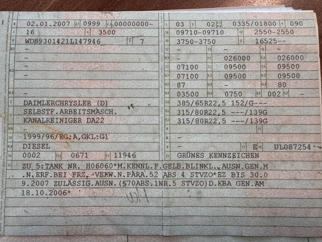 Mercedes-Benz 2646 6X4 Hellmers Saug Druck Spülwagen Retarder - Asenizācijas mašīna: foto 3 Mercedes-Benz 2646 6X4 Hellmers Saug Druck Spülwagen Retarder - Asenizācijas mašīna: foto 3