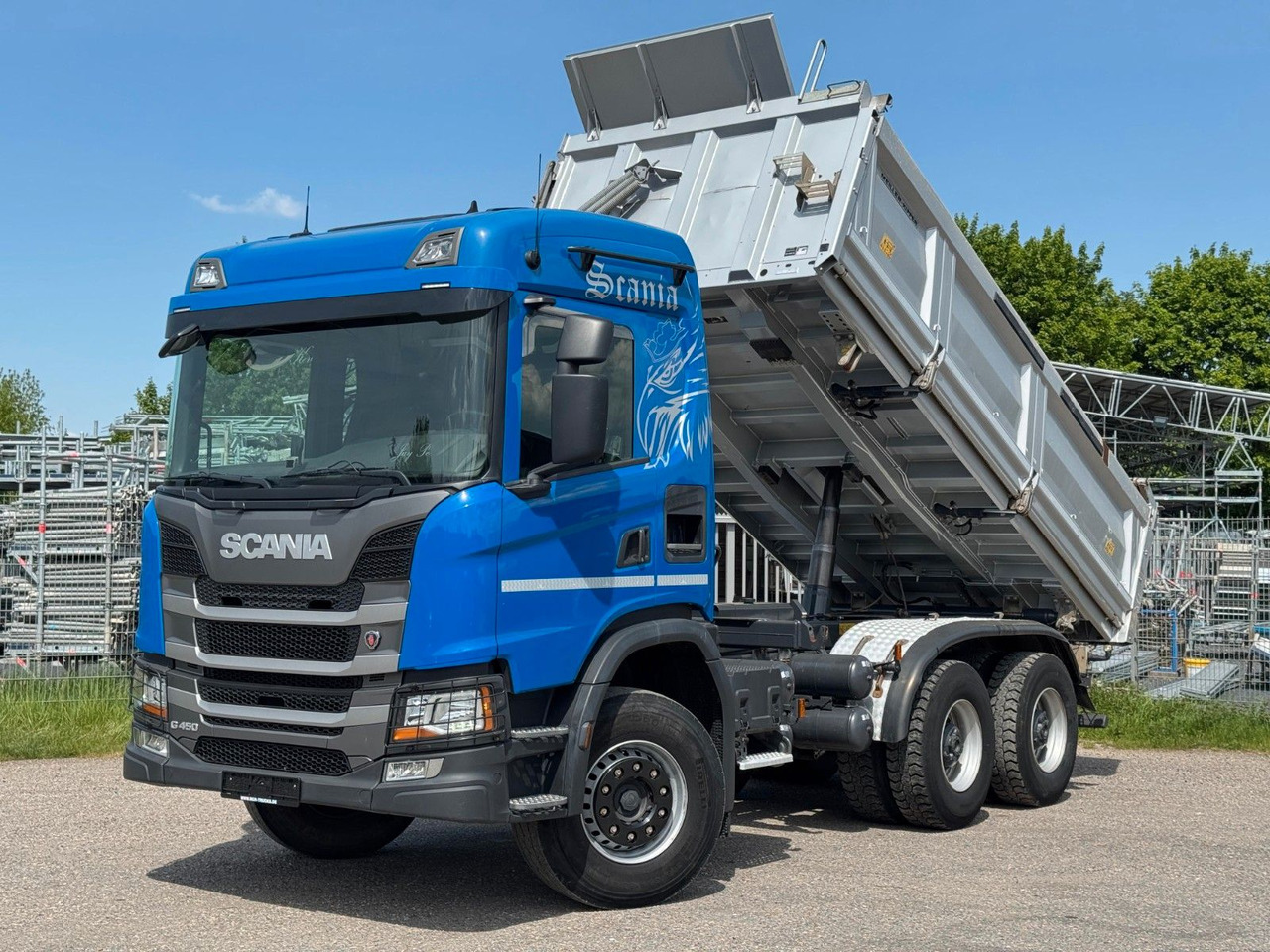 Scania G450 Meiller 3S. Kipper mit Bordmatik Top Zust. - Kravas automašīna pašizgāzējs: foto 1 Scania G450 Meiller 3S. Kipper mit Bordmatik Top Zust. - Kravas automašīna pašizgāzējs: foto 1