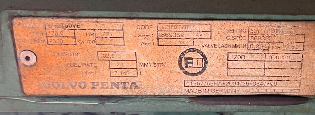 VOLVO PENTA & DANA SPICER Top Zustand VOLVO PENTA & DANA SPICER Top Zustand - Dzinējs - Kravas automašīna: foto 2 VOLVO PENTA & DANA SPICER Top Zustand VOLVO PENTA & DANA SPICER Top Zustand - Dzinējs - Kravas automašīna: foto 2