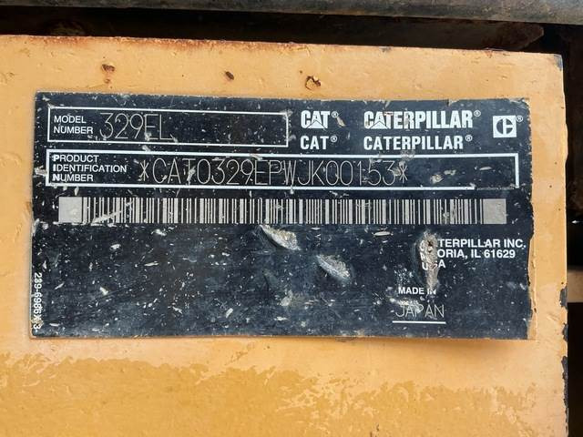 CAT 329EL - Kāpurķēžu ekskavators: foto 5 CAT 329EL - Kāpurķēžu ekskavators: foto 5