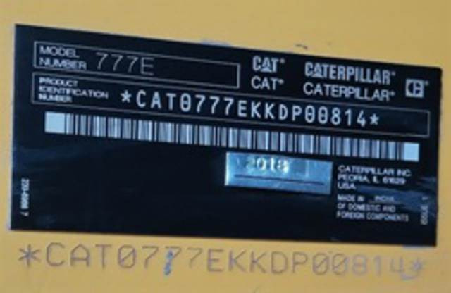 CAT 777E - Karjeru pašizgāzējs: foto 4 CAT 777E - Karjeru pašizgāzējs: foto 4