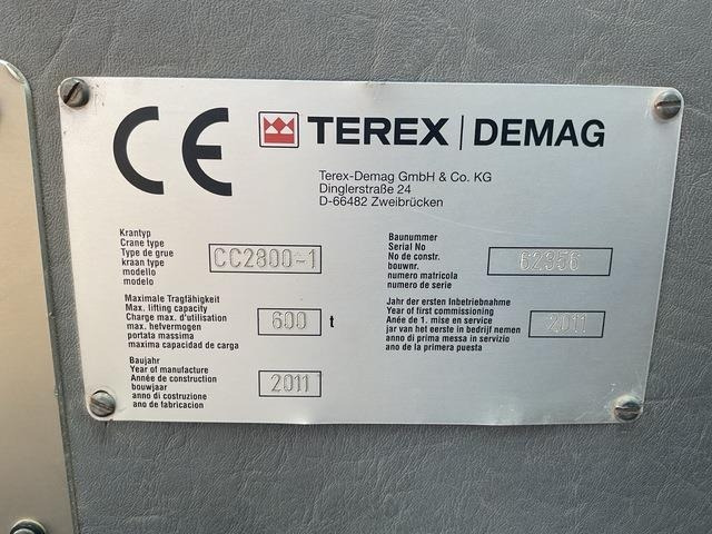 Terex Demag CC2800-1 - Kāpurķēžu celtnis: foto 5 Terex Demag CC2800-1 - Kāpurķēžu celtnis: foto 5