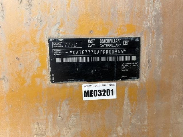 CAT 777D - Karjeru pašizgāzējs: foto 5 CAT 777D - Karjeru pašizgāzējs: foto 5