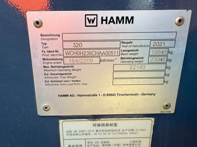 Hamm 320 - Vibrorullis: foto 4 Hamm 320 - Vibrorullis: foto 4
