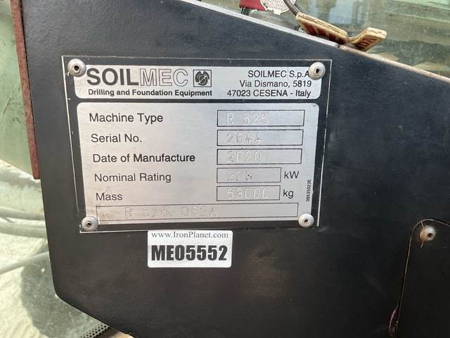 Soilmec R625 - Urbšanas mašīna: foto 5 Soilmec R625 - Urbšanas mašīna: foto 5