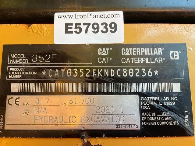 CAT 352F - Kāpurķēžu ekskavators: foto 5 CAT 352F - Kāpurķēžu ekskavators: foto 5