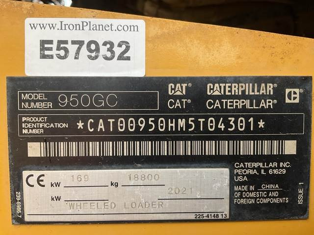 CAT 950GC - Riteņu iekrāvējs: foto 5 CAT 950GC - Riteņu iekrāvējs: foto 5