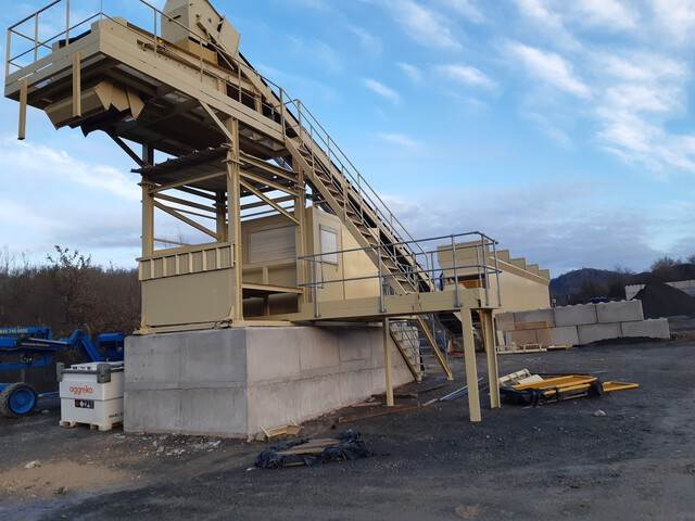 Celtniecības tehnika Aggregate Blending Plant: foto 1