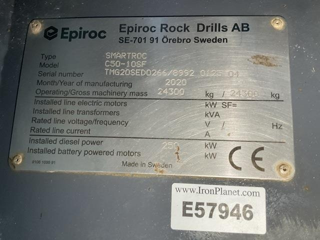 Epiroc (Atlas Copco) Smartroc C50-10SF - Urbšanas mašīna: foto 5 Epiroc (Atlas Copco) Smartroc C50-10SF - Urbšanas mašīna: foto 5