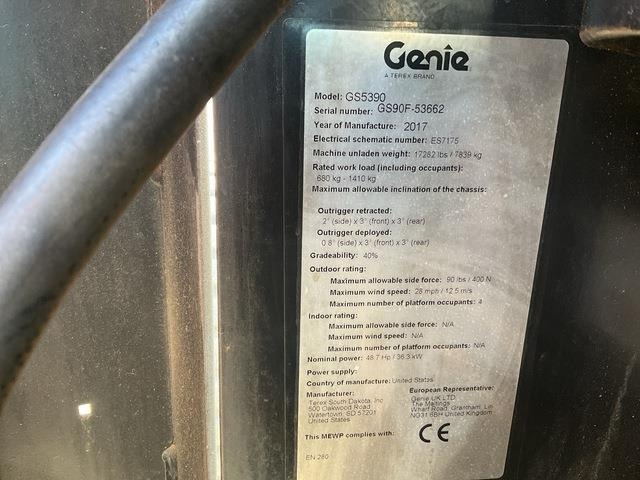 Genie GS5390 - Šķērveida pacēlājs: foto 5 Genie GS5390 - Šķērveida pacēlājs: foto 5