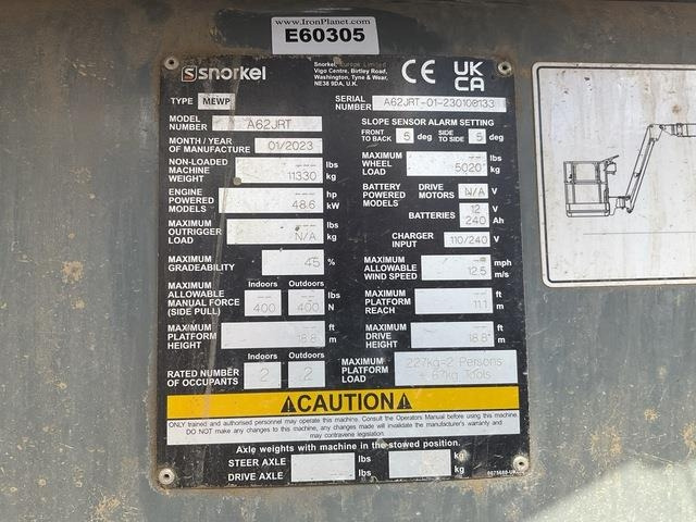 Snorkel A62VRT - Izlices pacēlājs: foto 5 Snorkel A62VRT - Izlices pacēlājs: foto 5