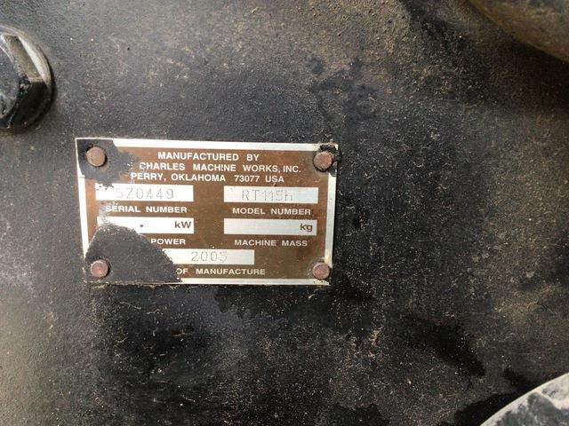 Ditch Witch RT115H - Tranšeju racējs: foto 5 Ditch Witch RT115H - Tranšeju racējs: foto 5