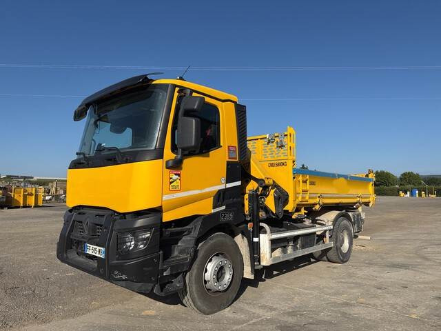 Renault C380 - Kravas automašīna pašizgāzējs, Kravas auto ar manipulatoru: foto 1 Renault C380 - Kravas automašīna pašizgāzējs, Kravas auto ar manipulatoru: foto 1