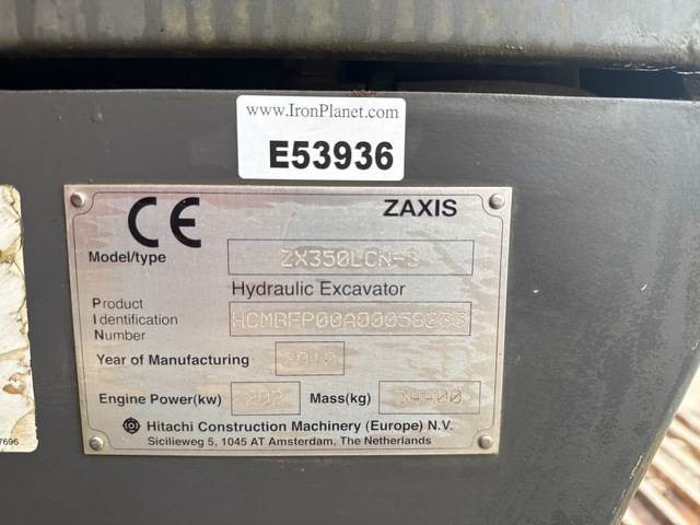 Hitachi ZX350LCN-3 - Kāpurķēžu ekskavators: foto 5 Hitachi ZX350LCN-3 - Kāpurķēžu ekskavators: foto 5