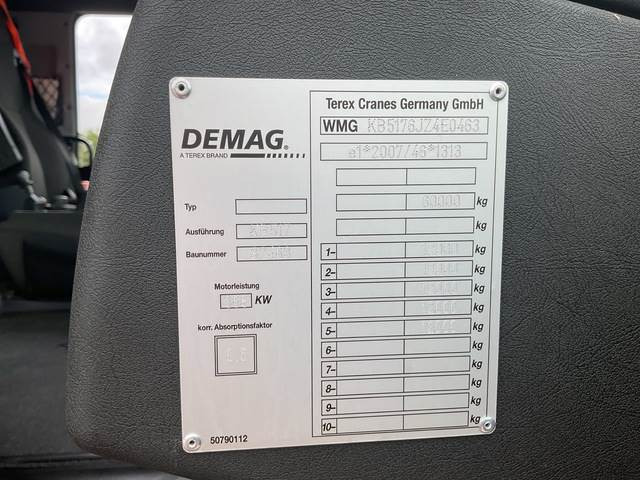 Terex Demag AC250-5 - Visurgājējs celtnis: foto 5 Terex Demag AC250-5 - Visurgājējs celtnis: foto 5