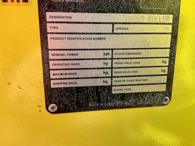Ammann ARX23 1-2 - Ceļu veltnis: foto 5 Ammann ARX23 1-2 - Ceļu veltnis: foto 5