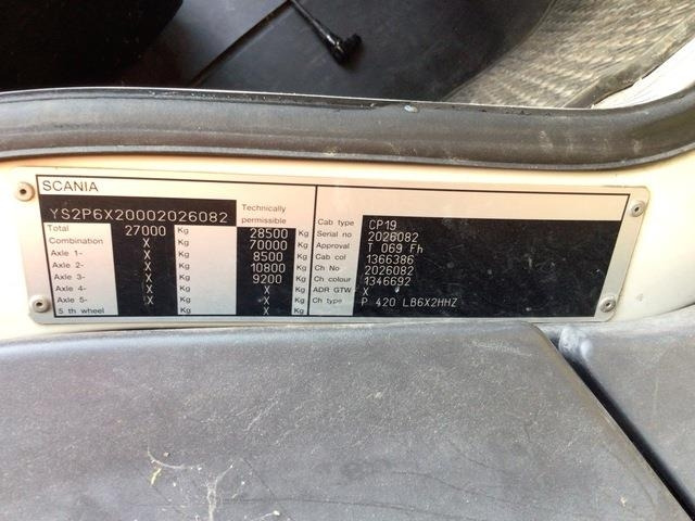 Scania P420LB - Betonvedējs: foto 5 Scania P420LB - Betonvedējs: foto 5