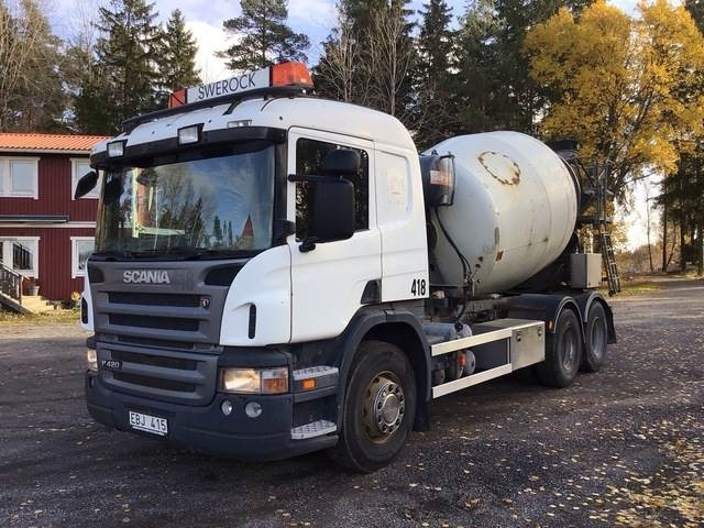 Scania P420LB - Betonvedējs: foto 1 Scania P420LB - Betonvedējs: foto 1