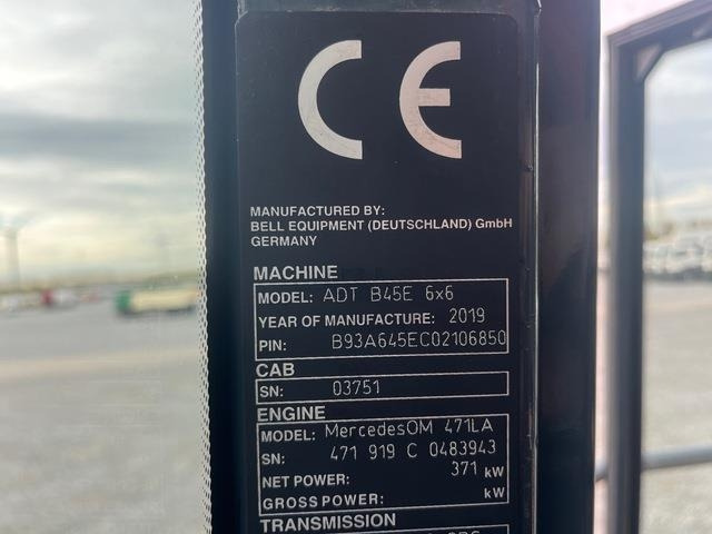 Bell B45E - Artikulētias pašizgāzējs: foto 5 Bell B45E - Artikulētias pašizgāzējs: foto 5