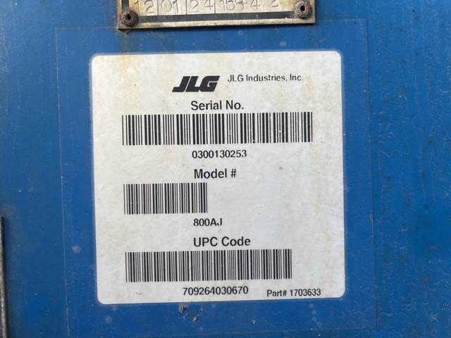 JLG 800AJ - Teleskopiskais pacēlājs: foto 5 JLG 800AJ - Teleskopiskais pacēlājs: foto 5
