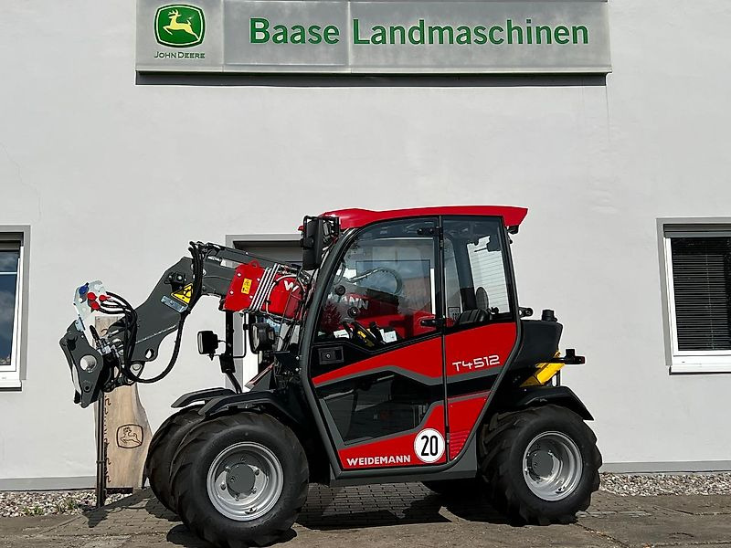 Weidemann T4512 EURO-Aufnahme + Breitreifen - Teleskopiskais iekrāvējs: foto 1 Weidemann T4512 EURO-Aufnahme + Breitreifen - Teleskopiskais iekrāvējs: foto 1