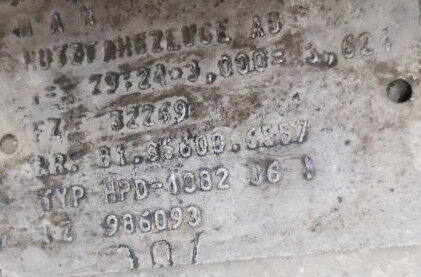 MAN HPD-1382 - Diferenciālis - Kravas automašīna: foto 4 MAN HPD-1382 - Diferenciālis - Kravas automašīna: foto 4