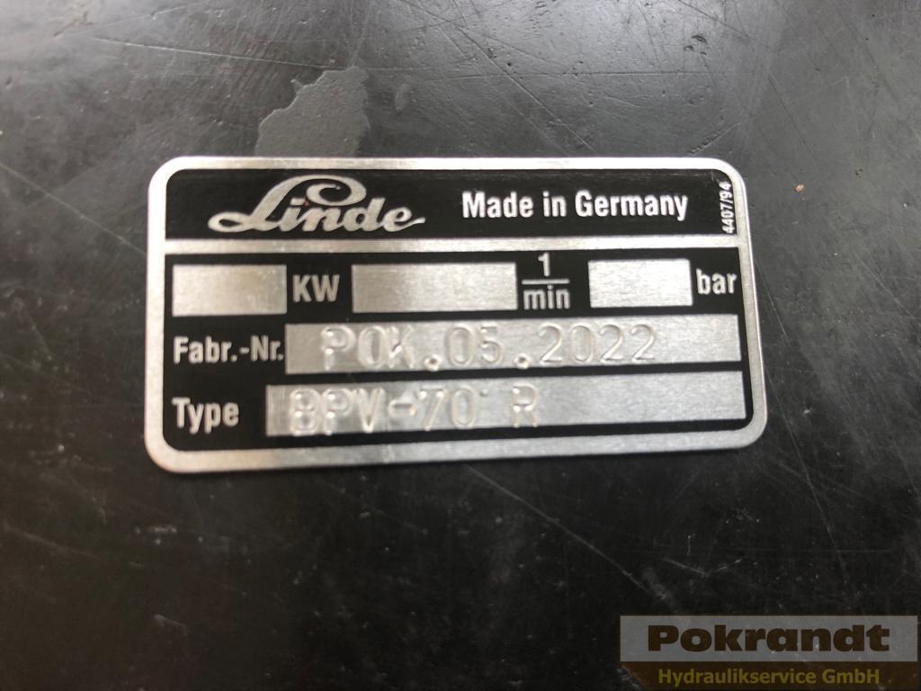 Linde BPV 70 R - Hidrauliskais sūknis - Celtniecības tehnika: foto 4 Linde BPV 70 R - Hidrauliskais sūknis - Celtniecības tehnika: foto 4