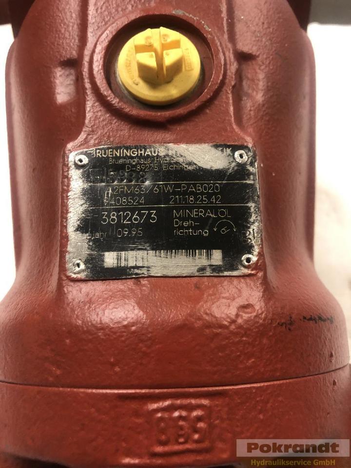 Rexroth A2FM63/61W - Hidrauliskais motors: foto 2 Rexroth A2FM63/61W - Hidrauliskais motors: foto 2