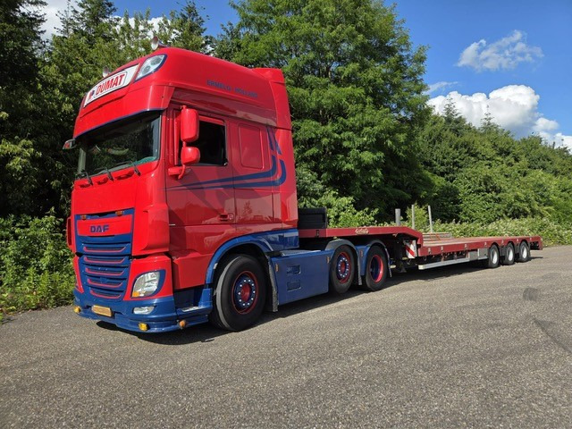 DAF XF 460 FTG 6x2 Super Spacecab + Nooteboom semi-dieplader - Šasija kravas automašīna: foto 3 DAF XF 460 FTG 6x2 Super Spacecab + Nooteboom semi-dieplader - Šasija kravas automašīna: foto 3