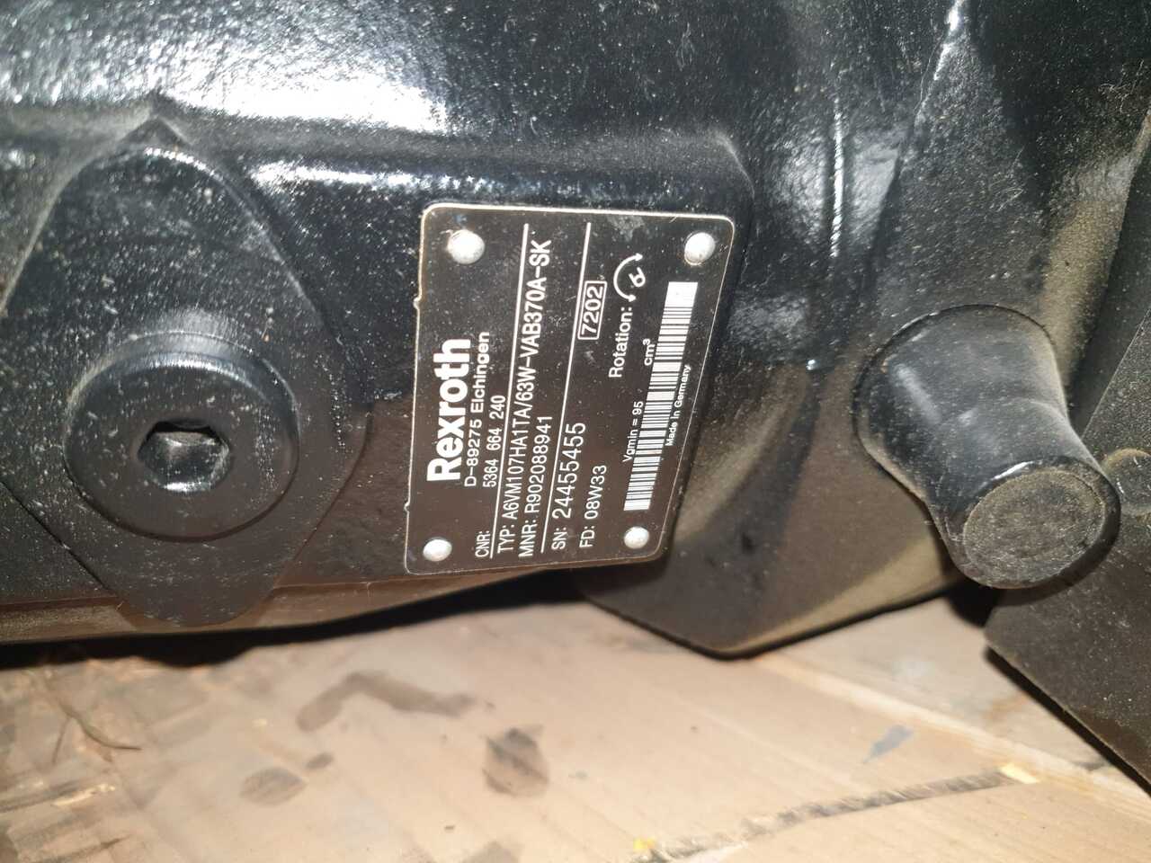 REXROTH R902088941 A6VM107HA1TA/63W-VAB370A-SK - Hidrauliskais motors: foto 2 REXROTH R902088941 A6VM107HA1TA/63W-VAB370A-SK - Hidrauliskais motors: foto 2