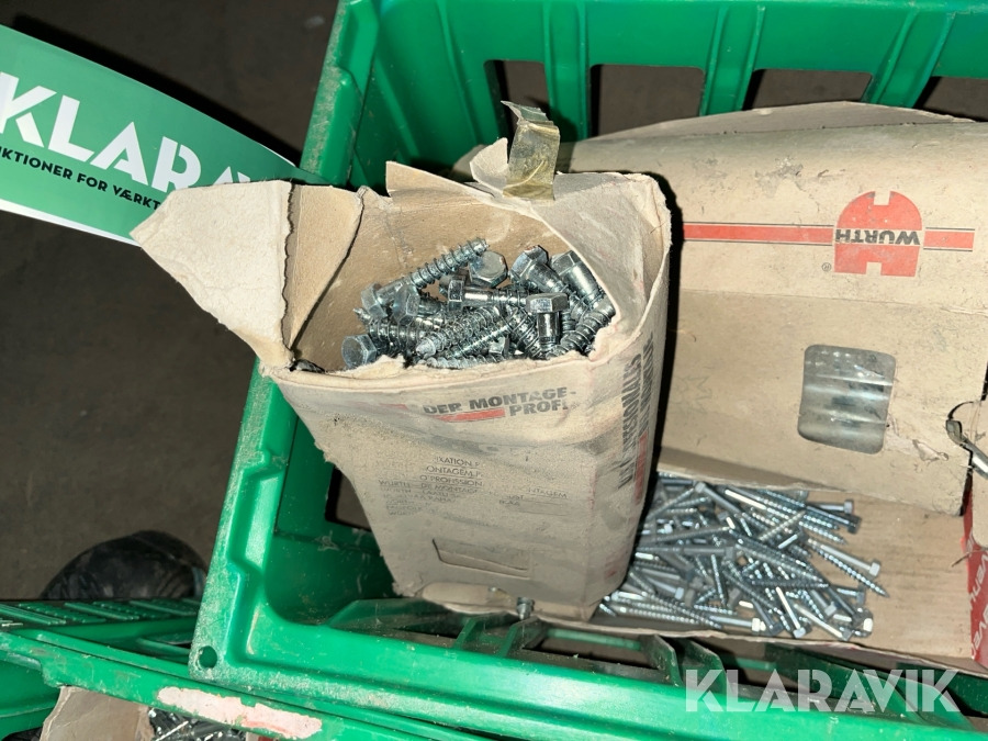 Franske skruer Avenue Og Würth 3 kasser med blandet størrelser - Celtniecības maisītājs: foto 2 Franske skruer Avenue Og Würth 3 kasser med blandet størrelser - Celtniecības maisītājs: foto 2