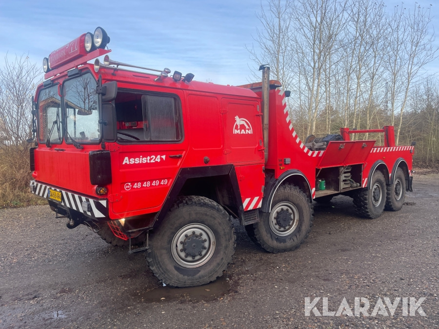 Kravas automašīna Bjærgningsvogn 30T spil Man 8 X 8: foto 1