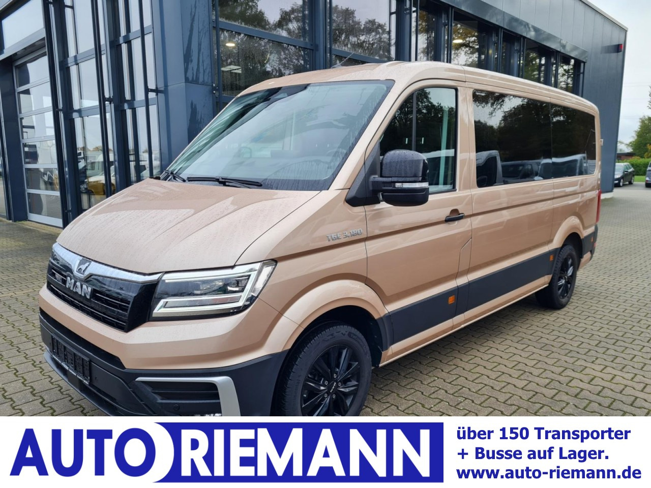 Man TGE 3.180 TDi Kombi 9 Sitze ALU KAMERA LED LEDER Sonderumbau - Kravas-pasažieru furgons: foto 1 Man TGE 3.180 TDi Kombi 9 Sitze ALU KAMERA LED LEDER Sonderumbau - Kravas-pasažieru furgons: foto 1