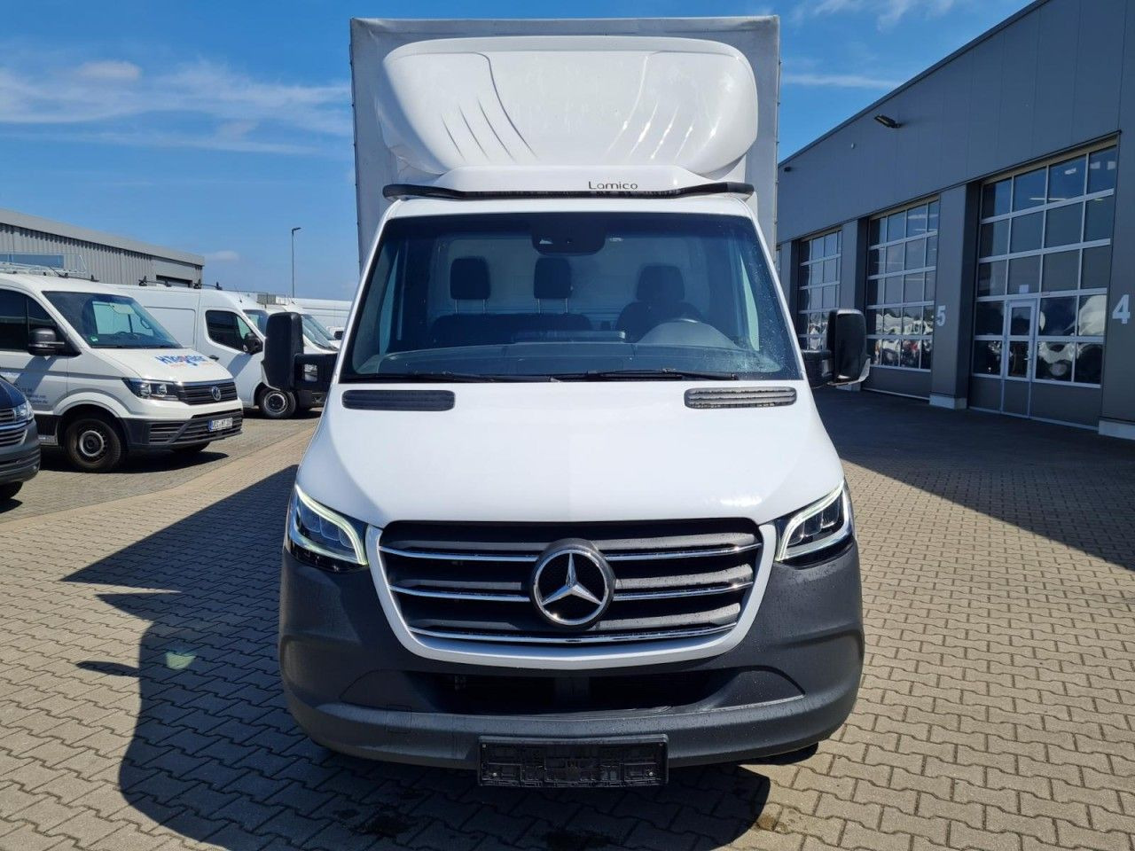 Mercedes-Benz Sprinter 317 Pritsche Plane 10 Pal. RWD LED - Furgons ar tentu: foto 2 Mercedes-Benz Sprinter 317 Pritsche Plane 10 Pal. RWD LED - Furgons ar tentu: foto 2