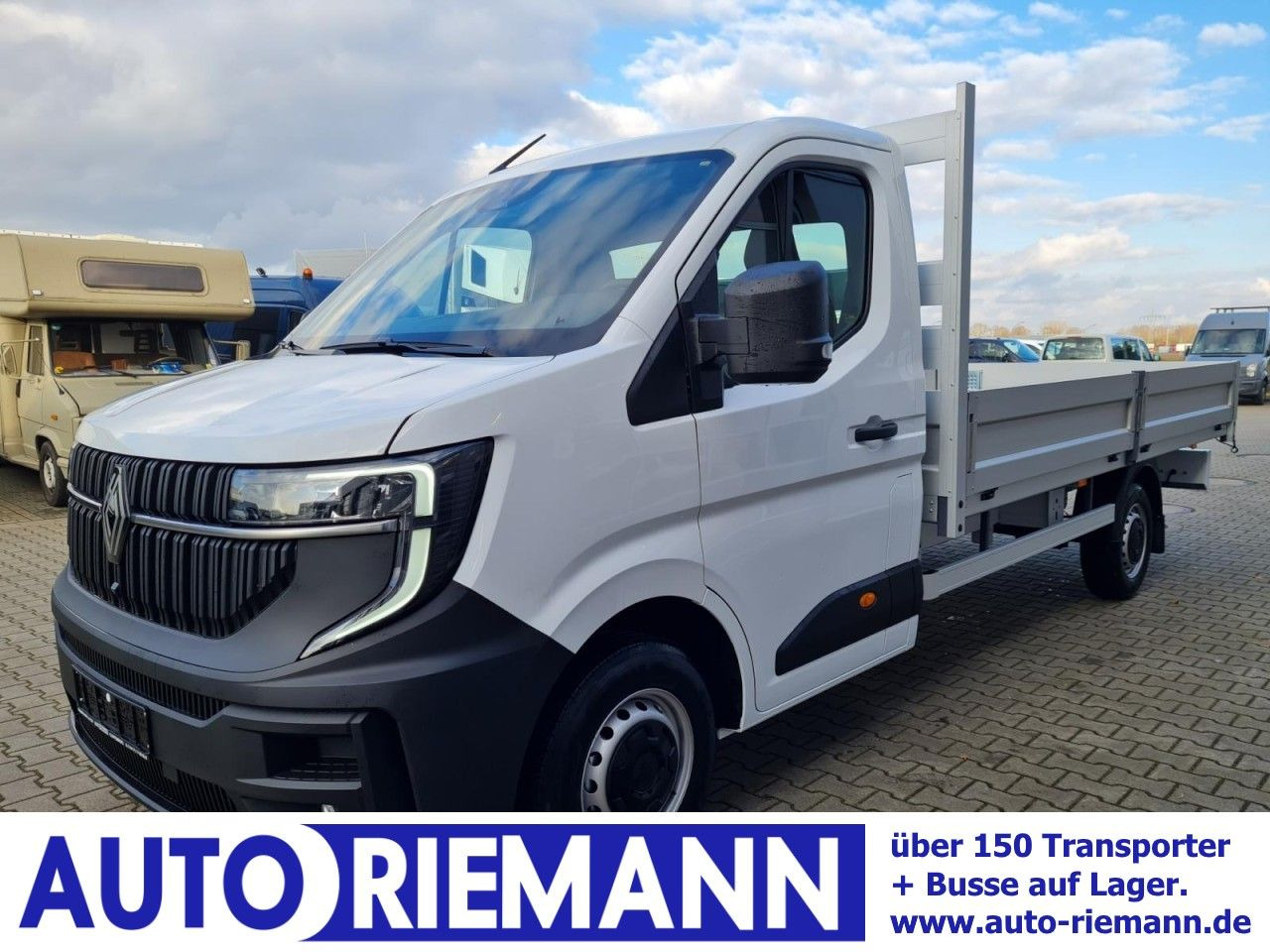 Renault Master New 35 Pritsche lang KLIMA KOMFORT TEMPOM - Automašīna ar kravas platformu: foto 1 Renault Master New 35 Pritsche lang KLIMA KOMFORT TEMPOM - Automašīna ar kravas platformu: foto 1