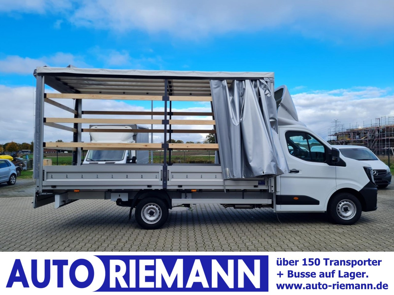 Renault Master Pritsche 2x Schiebe Plane 10 Pal. LUFTFEDERUNG - Furgons ar tentu: foto 1 Renault Master Pritsche 2x Schiebe Plane 10 Pal. LUFTFEDERUNG - Furgons ar tentu: foto 1