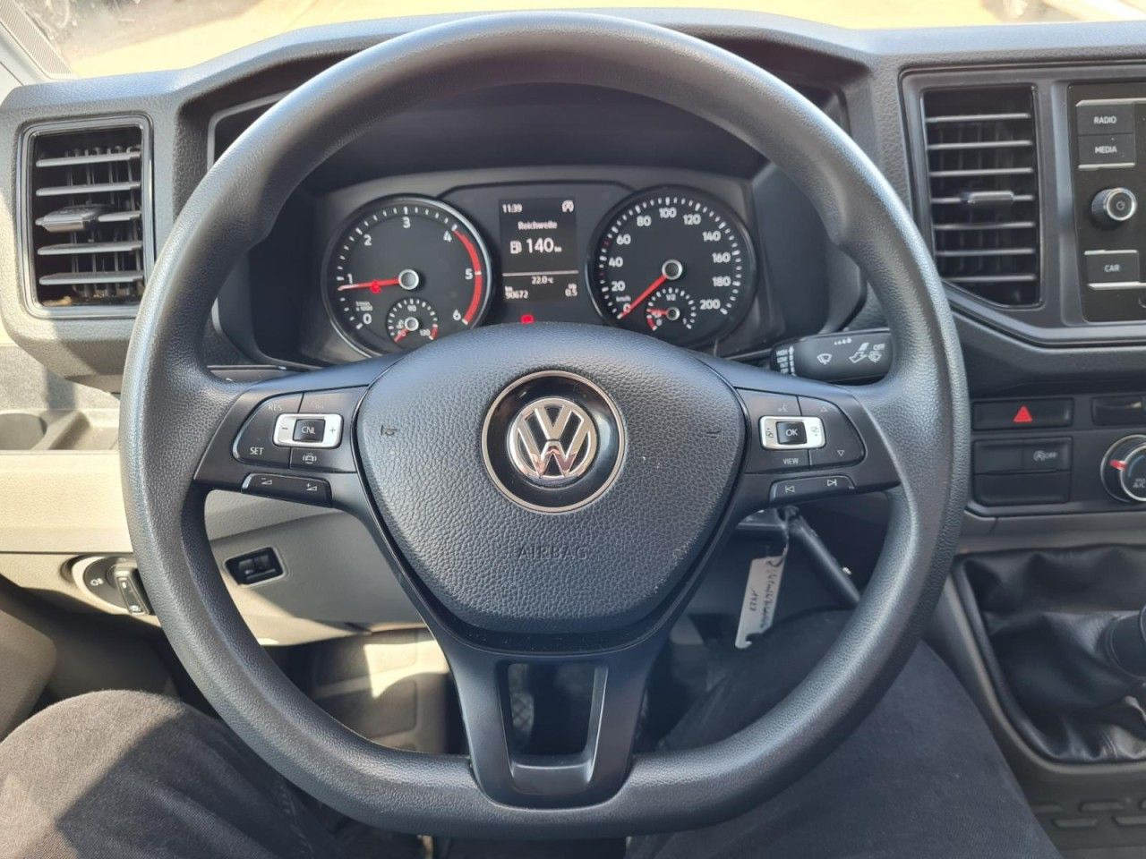 Automašīna ar kravas platformu, Kravas-pasažieru furgons Volkswagen Crafter 35 Doka lang RWD AHK - 3.5to KLIMA TEMPO: foto 10