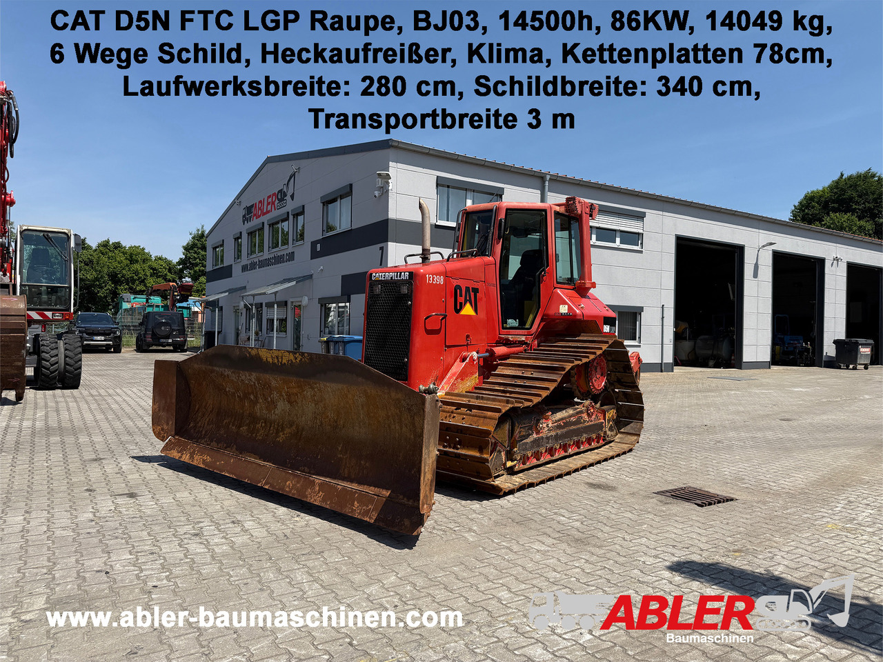 CATERPILLAR D5N FTC LGP Raupe mit 6-Wege + Heckaufreißer - Buldozers: foto 1 CATERPILLAR D5N FTC LGP Raupe mit 6-Wege + Heckaufreißer - Buldozers: foto 1
