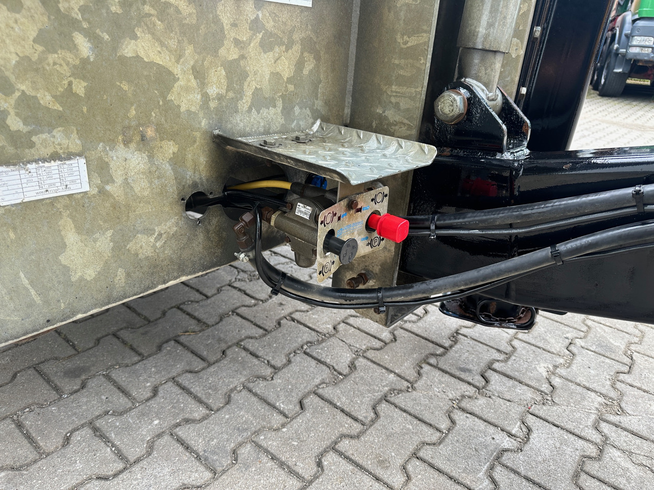 Piekabe zema profila platforma Demmler Tandem-Tiefladeranhänger Fräsenanhänger: foto 9