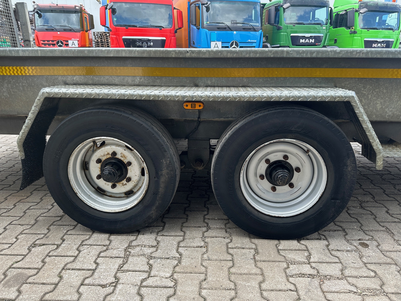 Piekabe zema profila platforma Demmler Tandem-Tiefladeranhänger Fräsenanhänger: foto 11