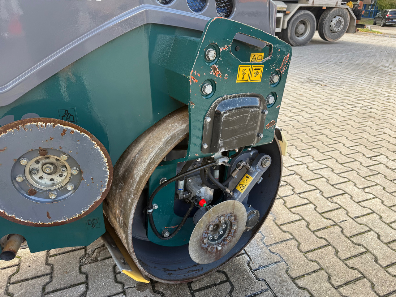 Ceļu veltnis Hamm HD12 VV Tandemwalze mit Dach: foto 10