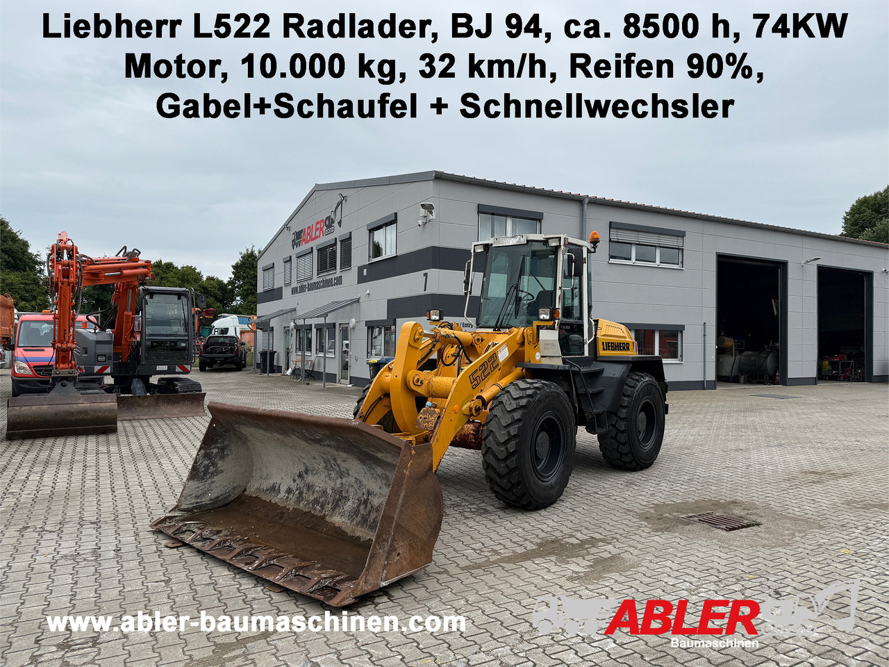 Liebherr L522 Radlader - Riteņu iekrāvējs: foto 1 Liebherr L522 Radlader - Riteņu iekrāvējs: foto 1
