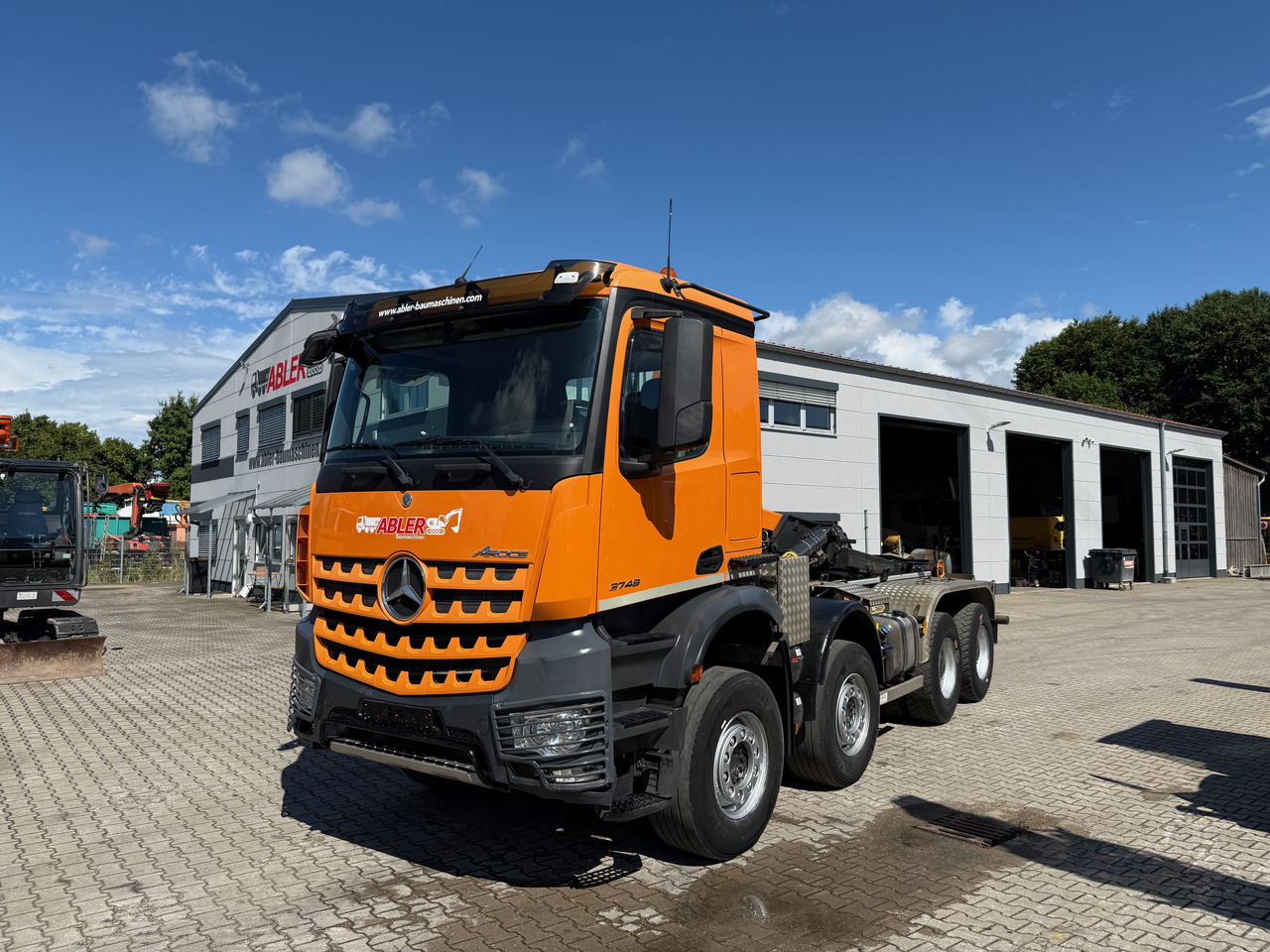 Mercedes-Benz 3748 Arocs Abrollkipper Palfinger AHK - Pacēlājs ar āķi: foto 3 Mercedes-Benz 3748 Arocs Abrollkipper Palfinger AHK - Pacēlājs ar āķi: foto 3