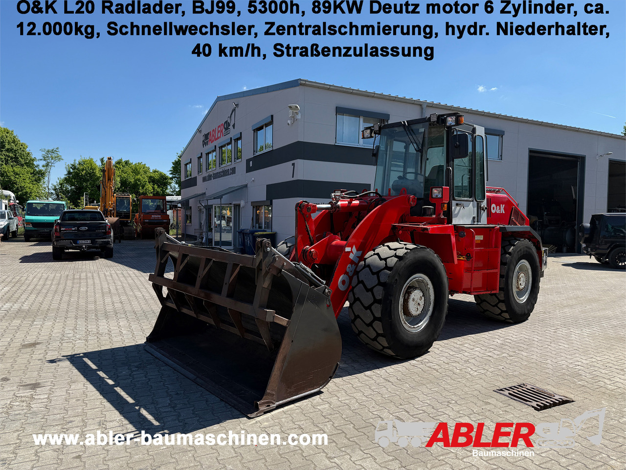 O&K L20 Radlader SW - Riteņu iekrāvējs: foto 1 O&K L20 Radlader SW - Riteņu iekrāvējs: foto 1